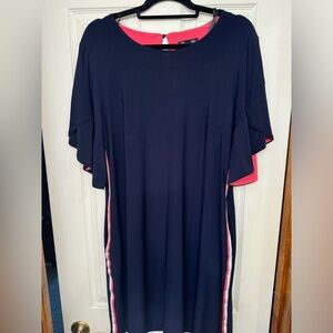 Roz & Ali navy dress XL